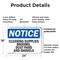 Signmission Cleaning Supplies Brooms Dust Pans And Shovels, 24 in W x Rectangle, Plastic OS-2PACK-NS-P-1824-L-10650 - alternate 6